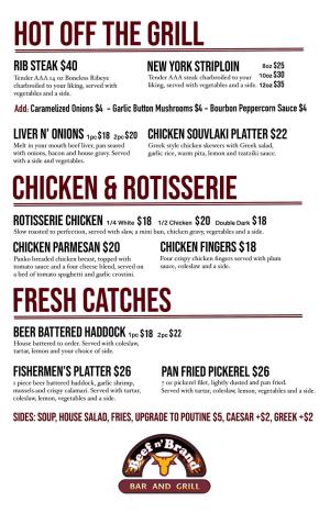 Lunch and Dinner Menu Page 04